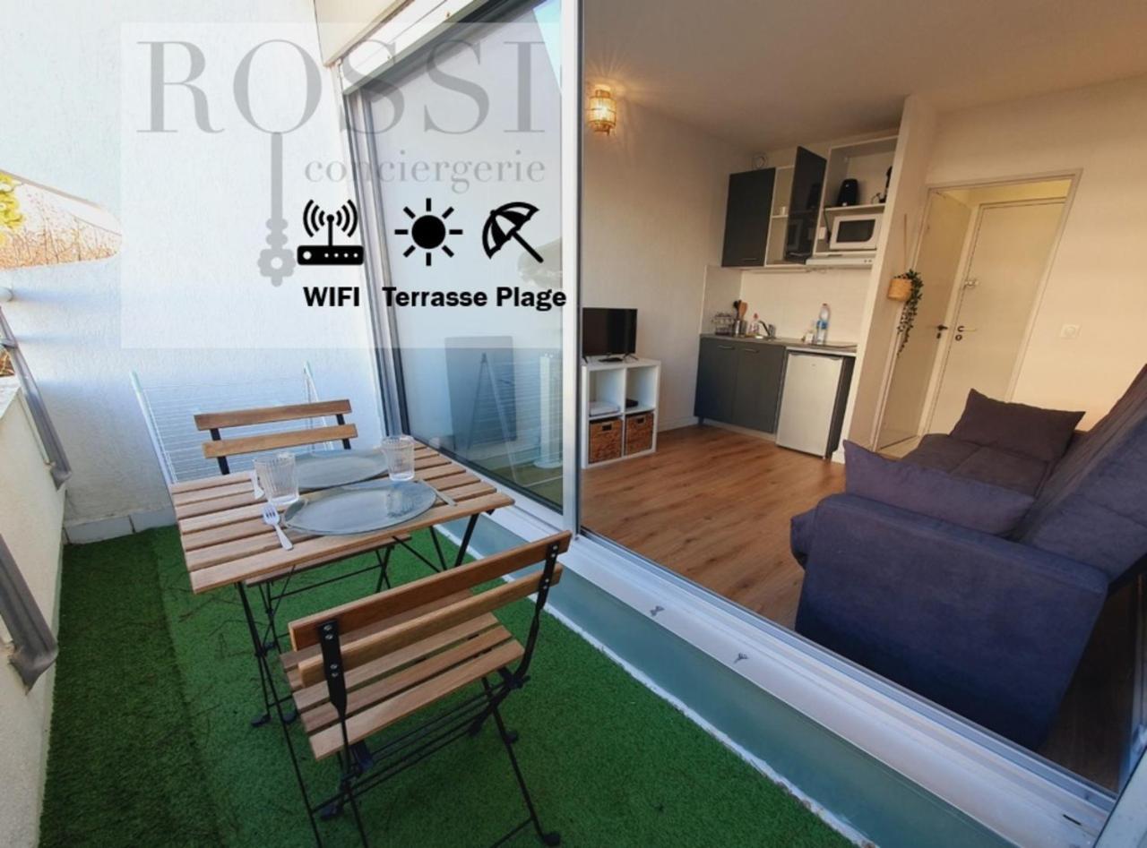 Suite Thalassa 1Ere Ligne Plages Du Couchant Wifi - Rossiconciergerie - Linge Inclus La Grande Motte Luaran gambar